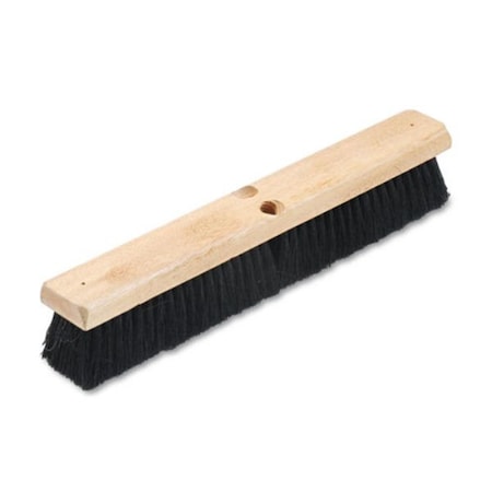 Pinpoint 18 in. Floor Brush Tampico Head, Black PI3209468